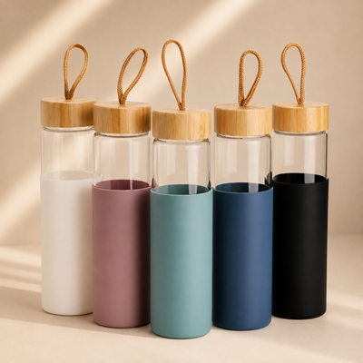 Squeezy de vidro 750ml (Tampa de bambu)