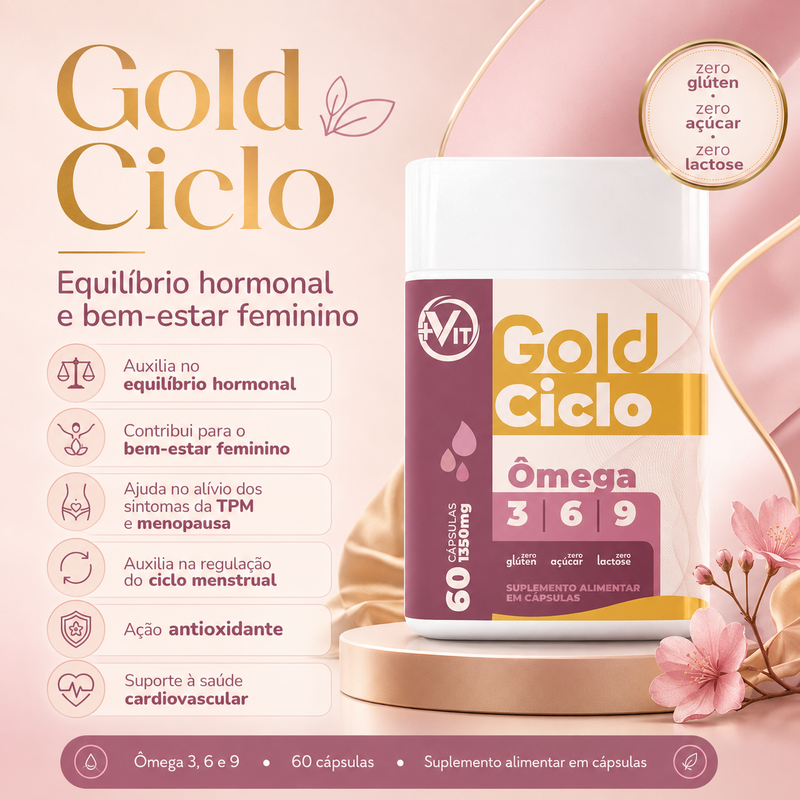 Gold Ciclo - Kit Promocional 3 Unidades