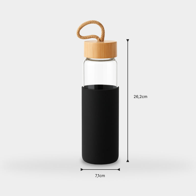 Squeezy de vidro 750ml (Tampa de bambu)