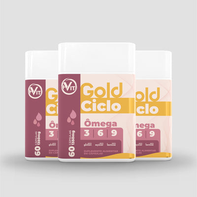 Gold Ciclo - Kit Promocional 3 Unidades