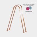 Raspador de língua 100% cobre - Kit Promocional 2 Unidades