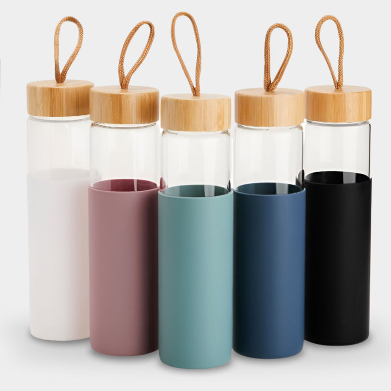 Squeezy de vidro 750ml (Tampa de bambu)